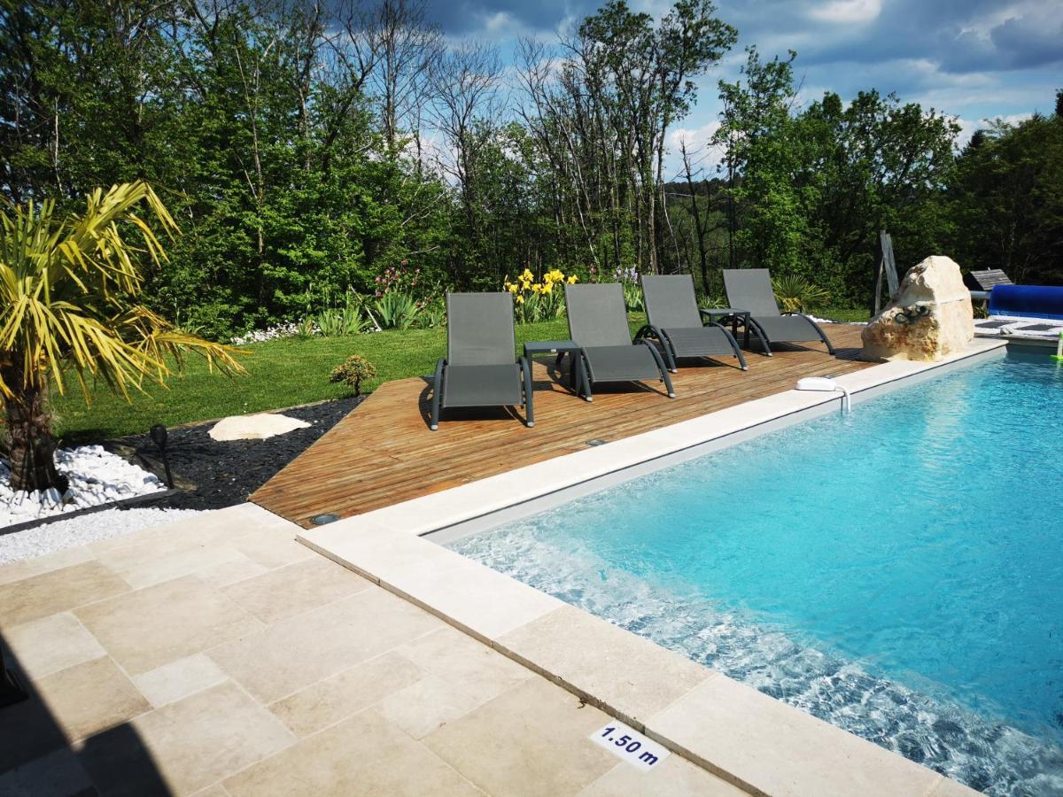 "Notre Bastide" Maison Et Table D'Hotes Traditionnelle Et Vegetarienne, Piscine, Jacuzzi, Clim, , A 5 Mn De Sarlat Marcillac-Saint-Quentin Exterior photo